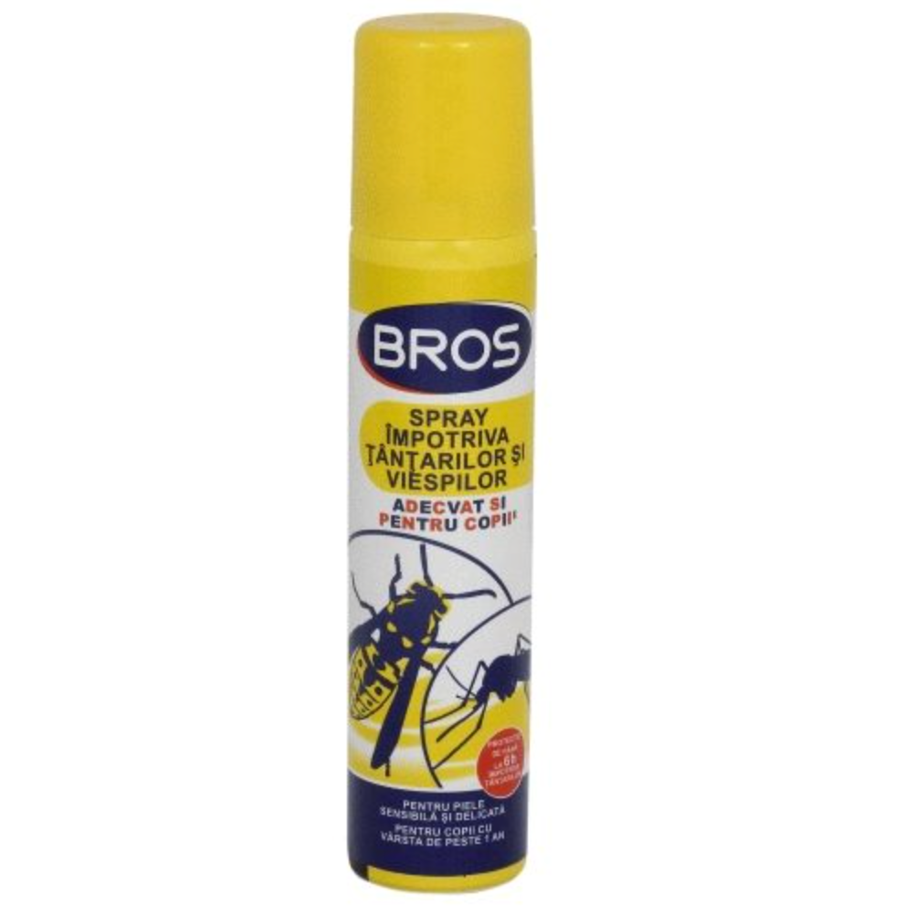 BROS DEO PENTRU VIESPI ȘI ȚÂNȚARI COPII 90 ML