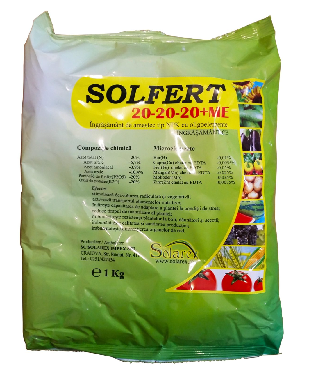 SOLFERT 20-20-20 + ME 1 KG