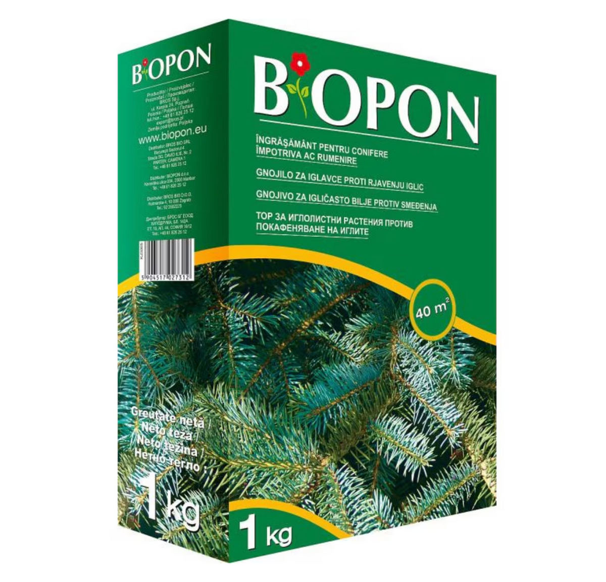 BIOPON ÎNGRĂȘĂMÂNT PENTRU CONIFERE 1 KG