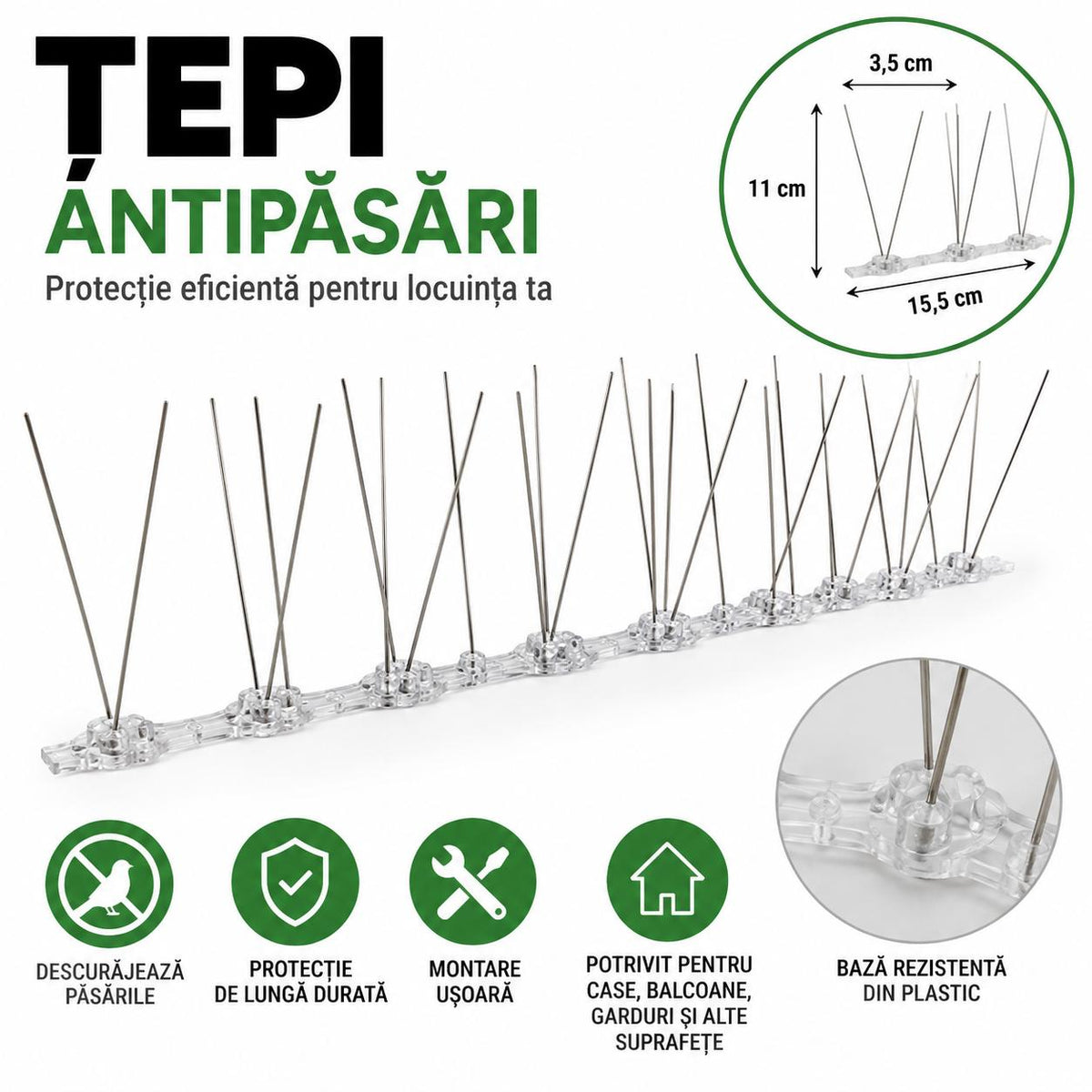 ȚEPI ANTIPĂSĂRI