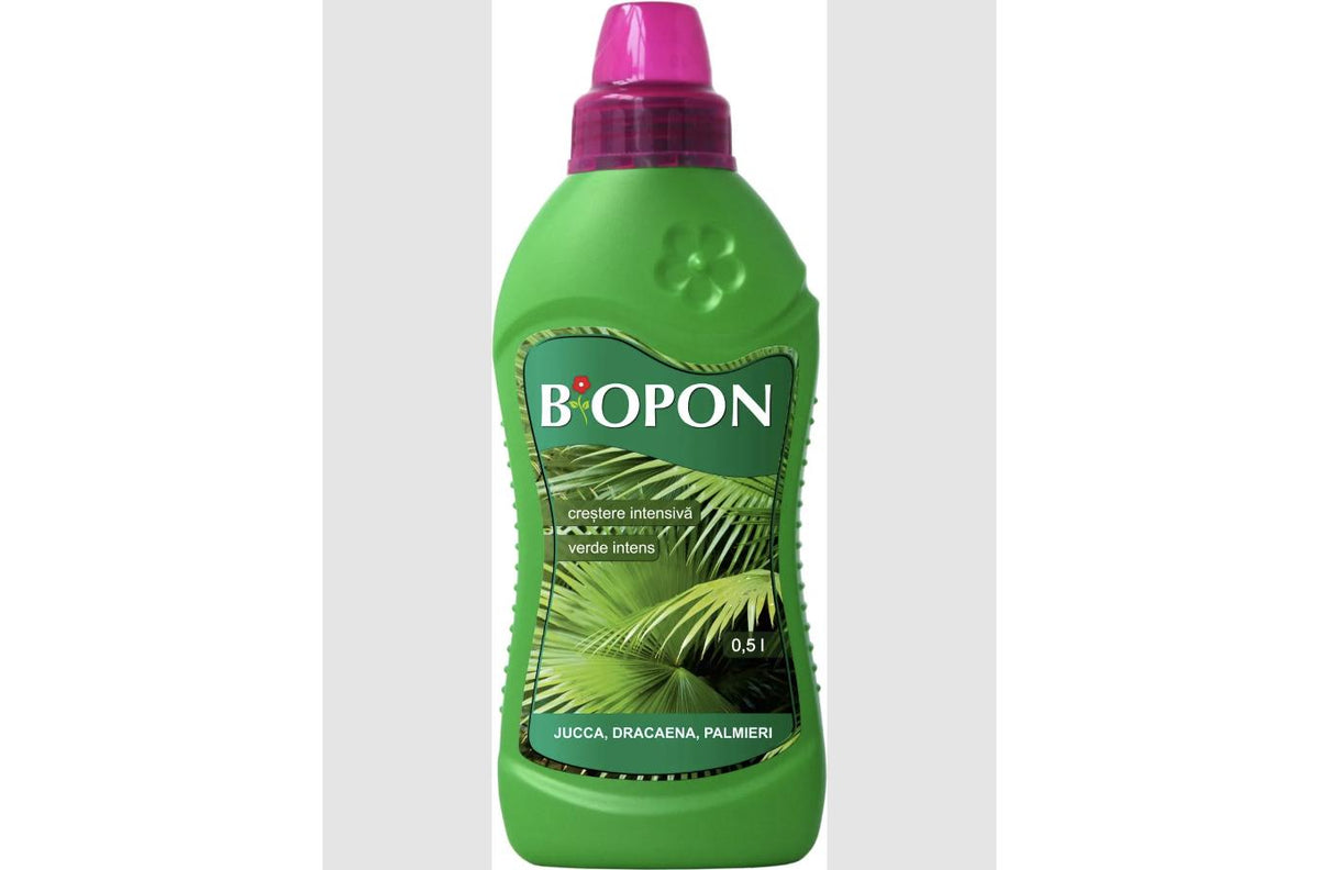 BIOPON ÎNGRĂȘĂMÂNT PENTRU PALMIERI, YUCCA ȘI DRACENA 0,5 L