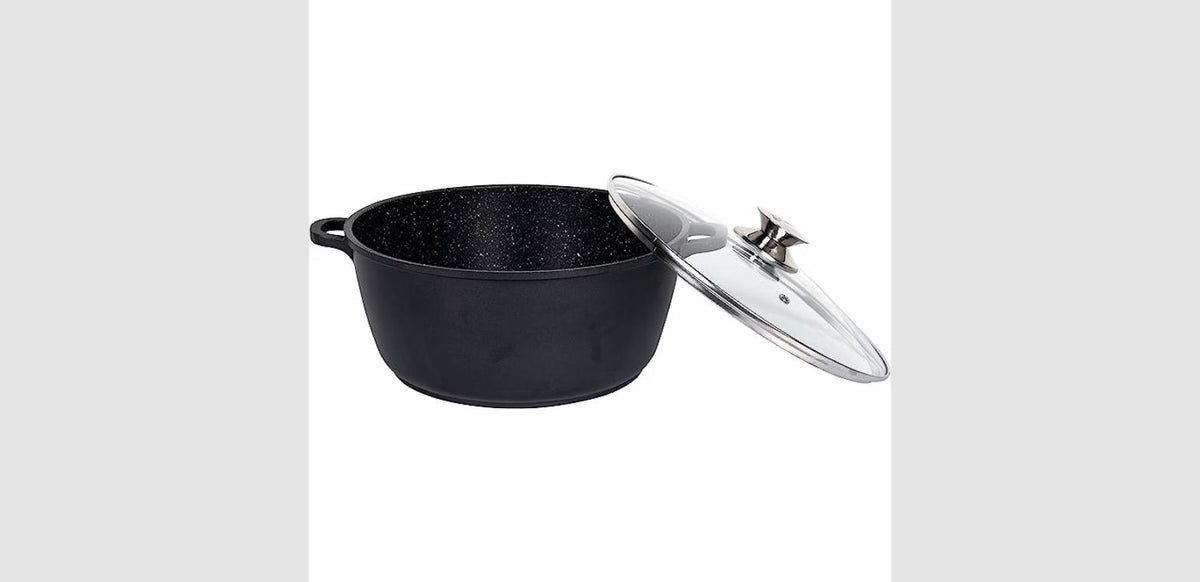 OALĂ CERAMICĂ NEAGRĂ ROYALTY LINE 44 CM – 24 L
