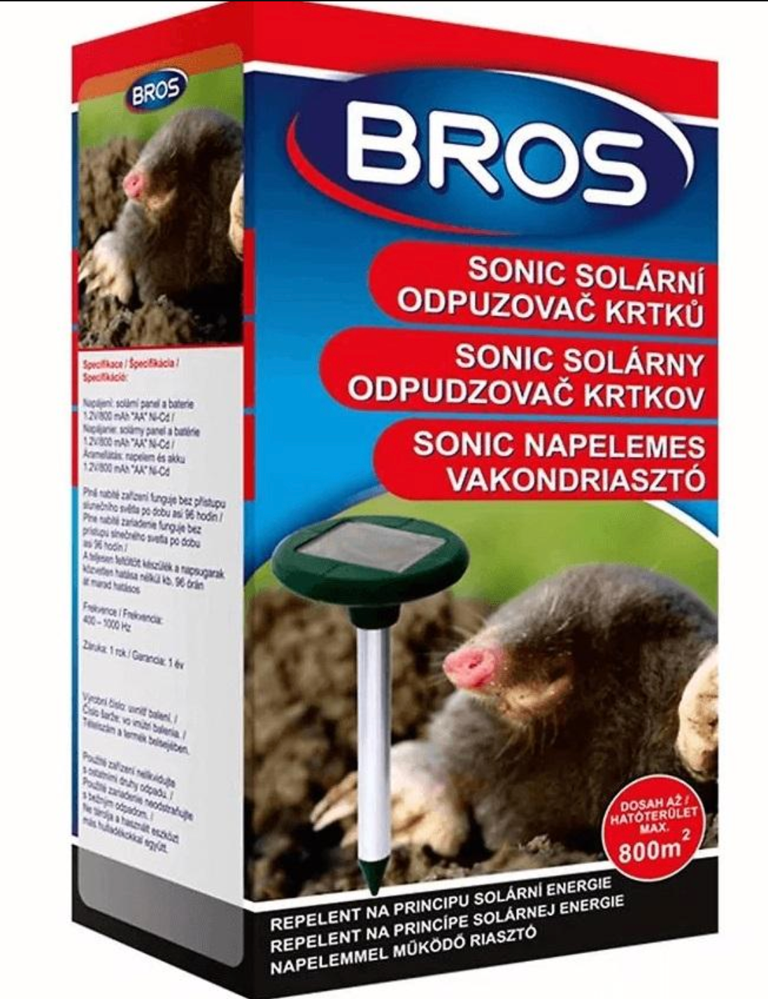 BROS APARAT SOLAR SONIC PENTRU CÂRTIȚE