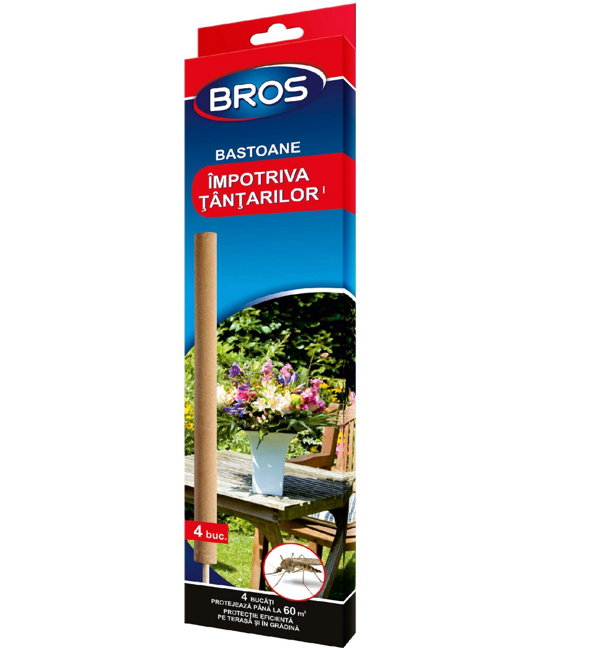 BROS BASTONAȘE PENTRU INSECTE 4 BUC