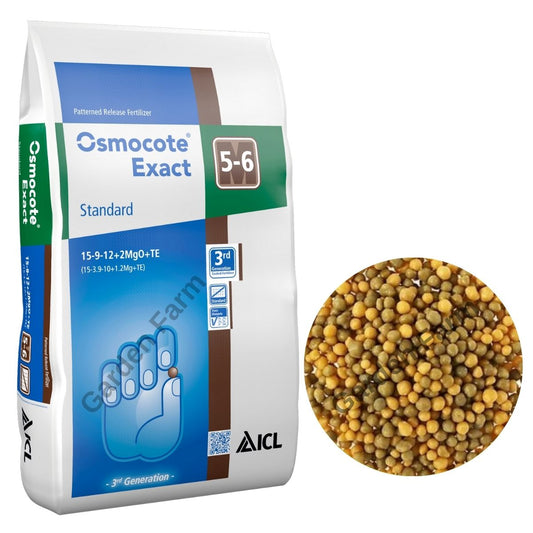 OSMOCOTE EXACT 15-9-12 5-6 LUNI 25 KG