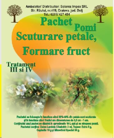 PACHET III ȘI IV POMI 10 L APĂ – PETALE SCUTURATE