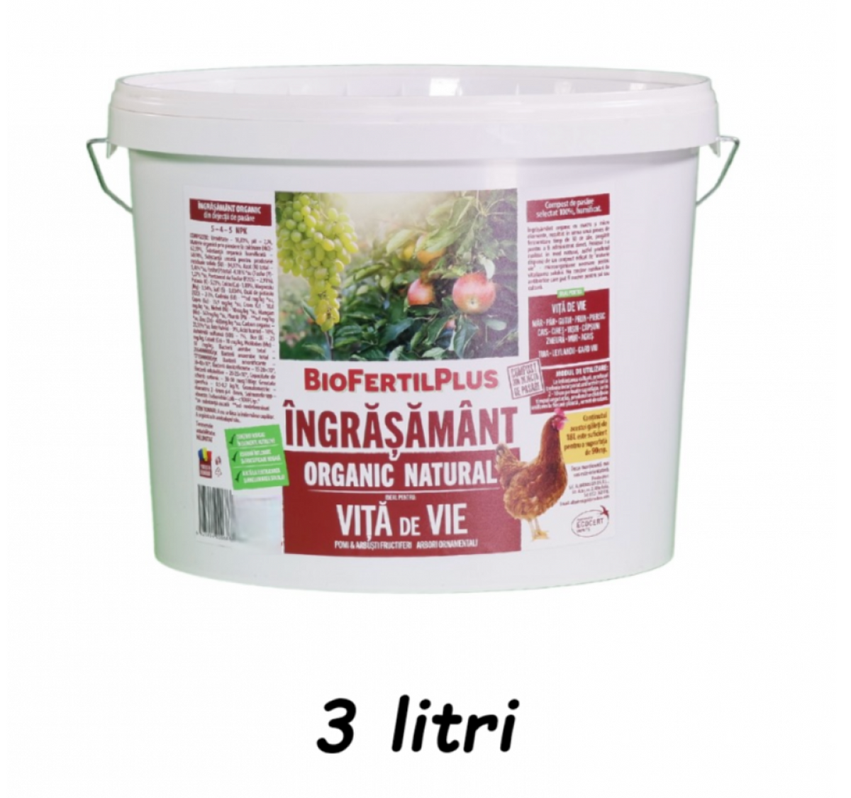 BIOFERTIL PLUS VIȚĂ DE VIE 3 L