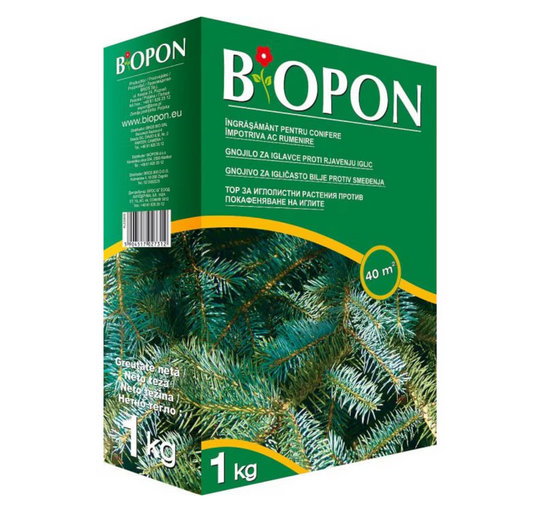 BIOPON ÎNGRĂȘĂMÂNT PENTRU CONIFERE 1 KG