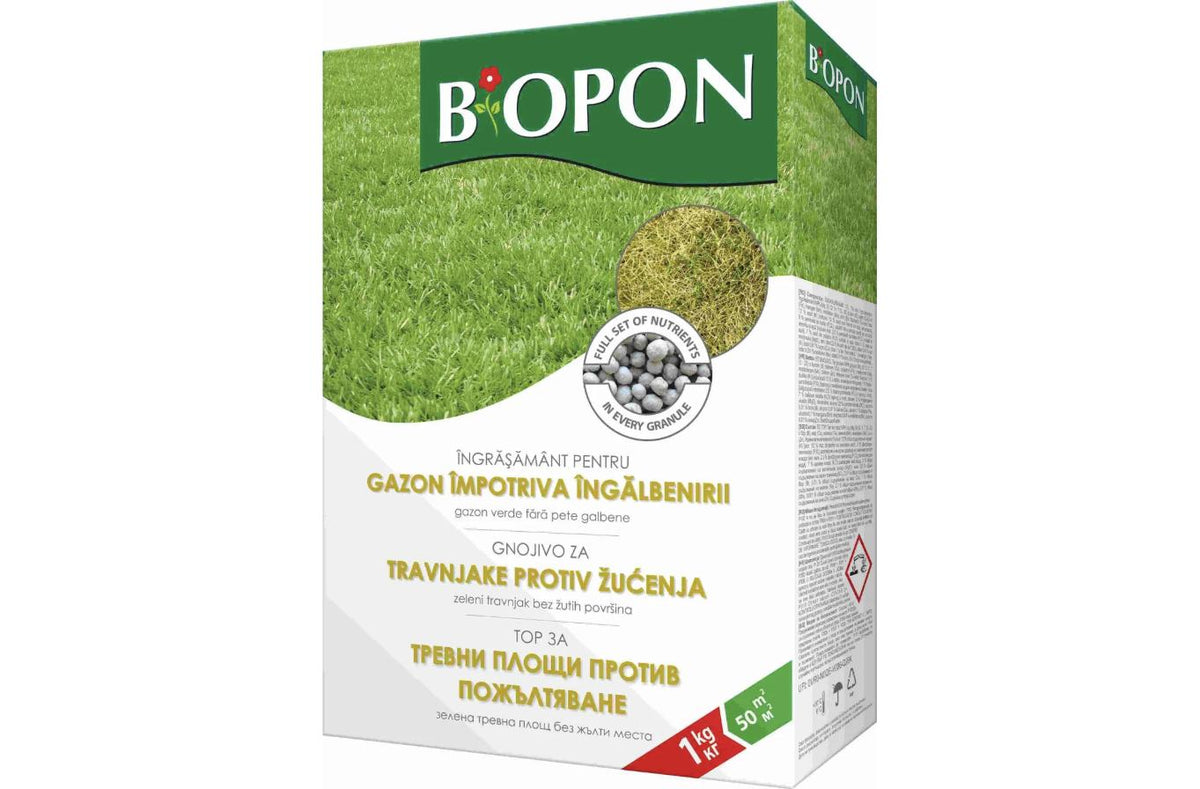 BIOPON INGRASAMANT PT.GAZON/ANTI INGALBENIRE 1KG