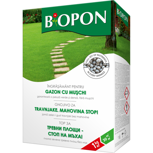 BIOPON INGRASAMANT GAZON/MUSCHI CONTROL 1KG