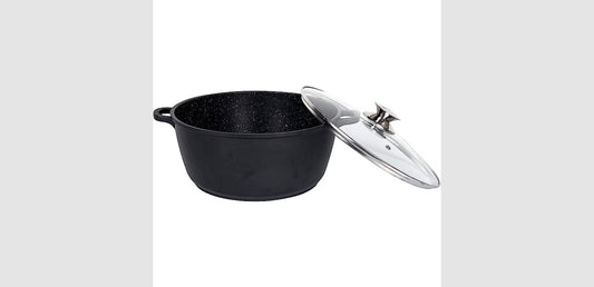OALĂ CERAMICĂ NEAGRĂ ROYALTY LINE 44 CM – 24 L