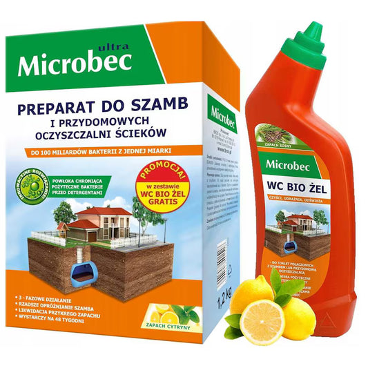 BROS 232P MICROBEC FOSE SEPTICE 1 KG + GEL WC