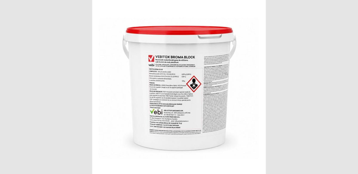 VEBITOX BROMA BLOCK 5 KG GĂLEATĂ